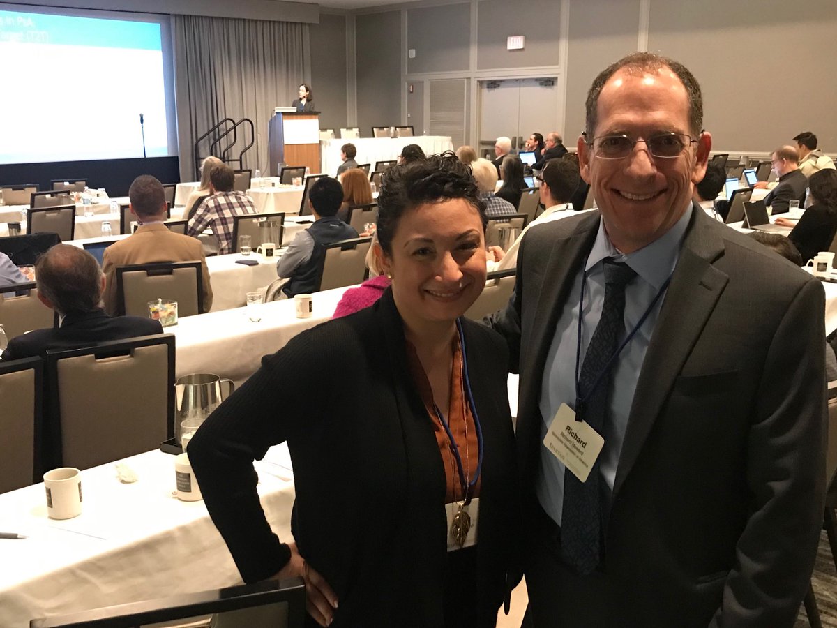 RichAHoward's tweet photo. Blessed to attend spondylitis researchers conference with Elin and dedicated Rheumatologist all seeking ways to improve our lives. #spondylitis #goBlue4AS #WorldASDay https://t.co/6J3k1pKkWx