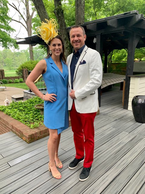 CoachJeffWalz's tweet photo. Excited to spend Derby 🐎 145 with my beautiful bride! #timetomakesomemoney #Derby145 https://t.co/cZQ4zmG1pw