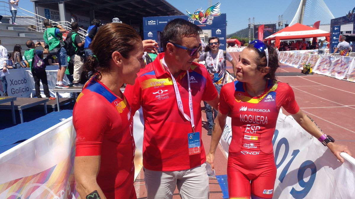Javier Gomez Noya, Pablo Dapena González, Judith Corachán y Anna Noguera hacen historia para el #Triatlón español en el #Mundial LD de #Pontevedra #SomosTriatlon <a href="/ITUpontevedra19/">ITUpontevedra19</a> ➡️➡️ bit.ly/2UVMU7n

<a href="/Pontevedrate/">Concello de Pontevedra</a> <a href="/worldtriathlon/">World Triathlon</a> <a href="/deportegob/">CSD</a>