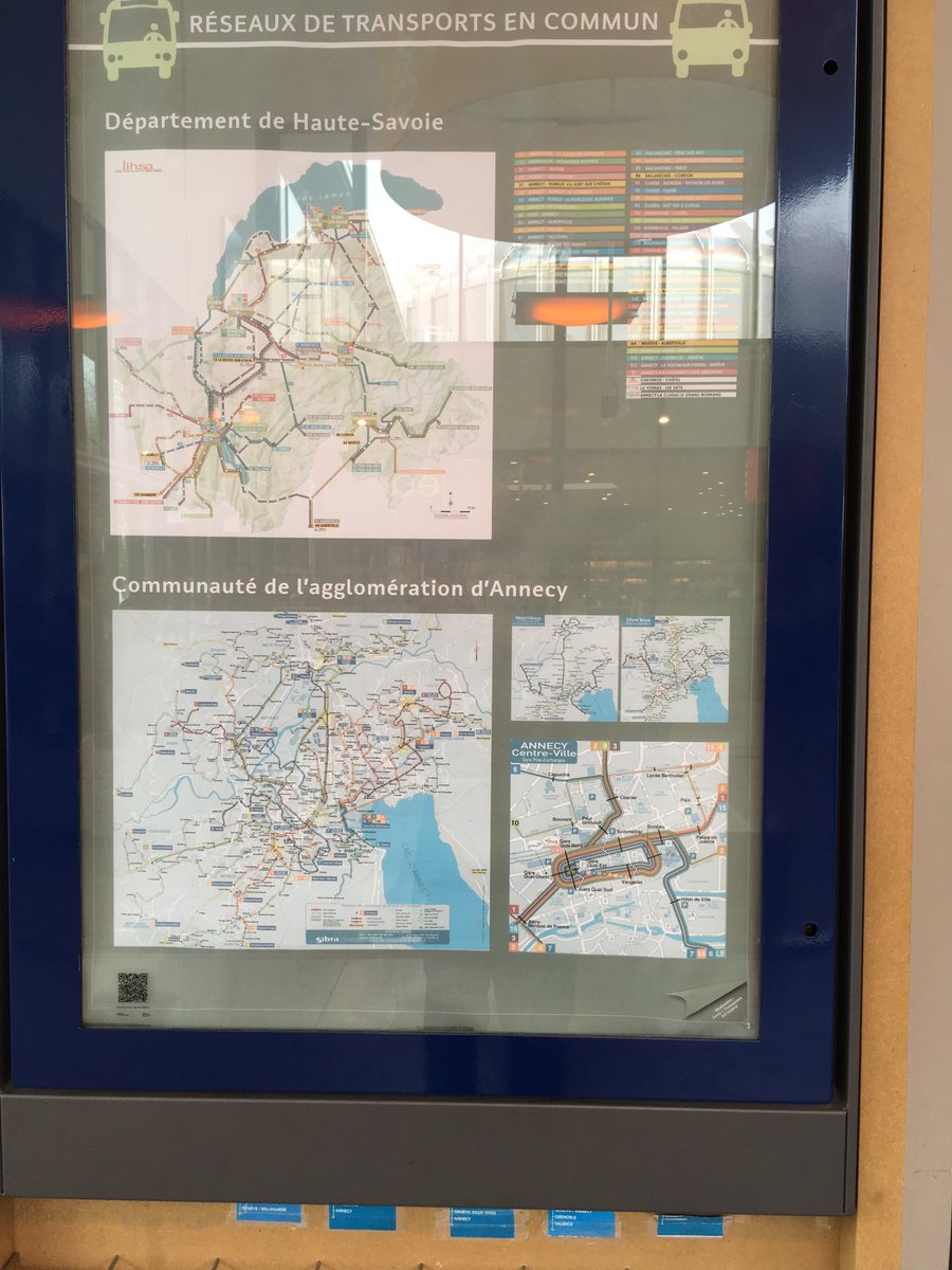 assoARDSL's tweet photo. En gare @SNCF d'#Annecy, les informations multimodales @bus_sibra et cars #Lihsa @auvergnerhalpes sont totalement périmées. Une mise à jour s'impose @ConnectGares https://t.co/TIrtBDzLjH