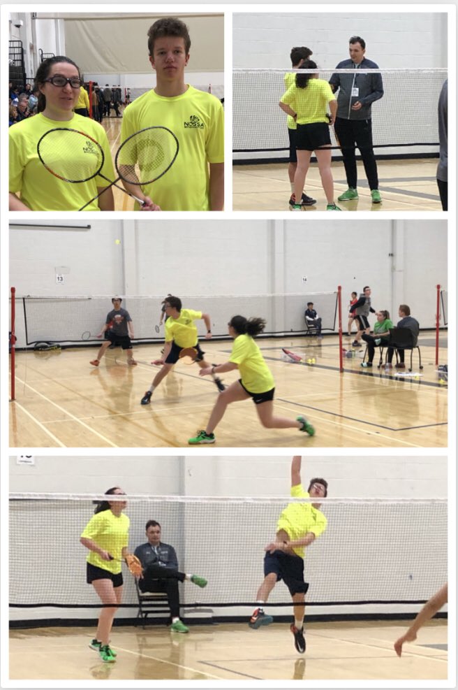 Ellen Perry et Rhane Daly-Stevens  joueur de notre école #NOSSA @OFSAABadmnton  @OFSAA #MIXEDDOUBLES #OFSAAbadminton2019 🏸