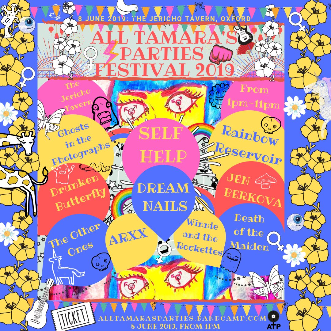 It’s gunna be a good summer! Playing  <a href="/TamarasParties/">All Tamara's Parties</a> festival on 8th juneee. Make sure u get ur early bird tickets alltamarasparties.bandcamp.com/merch/all-tama…