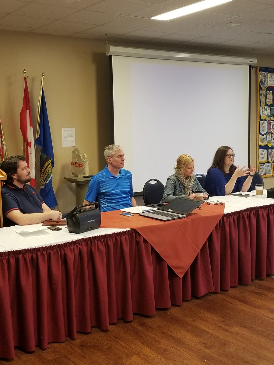 Today's Admin Leadership course included these amazing representatives at our first ever. VP Panel. Thanks to David Costello, Jason Gallant, Janice Carragher-Doyle and Michelle Moore. #leadership