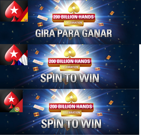 soxavby's tweet photo. Ces petits détails qui en disent long ? A l'occasion de la 200 Milliardième main distribuée sur #Pokerstars, la room organisait des promos par format, sans même prendre la peine de les traduire en local.
Sauf un pays du .frespt.

La France n'est pas la priorité... https://t.co/38UA2CwnU3