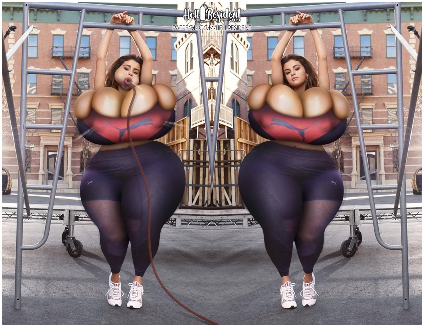 Hell Resident 🔞 on Twitter: "Curvaceous Selena!#body #inflation #hour...