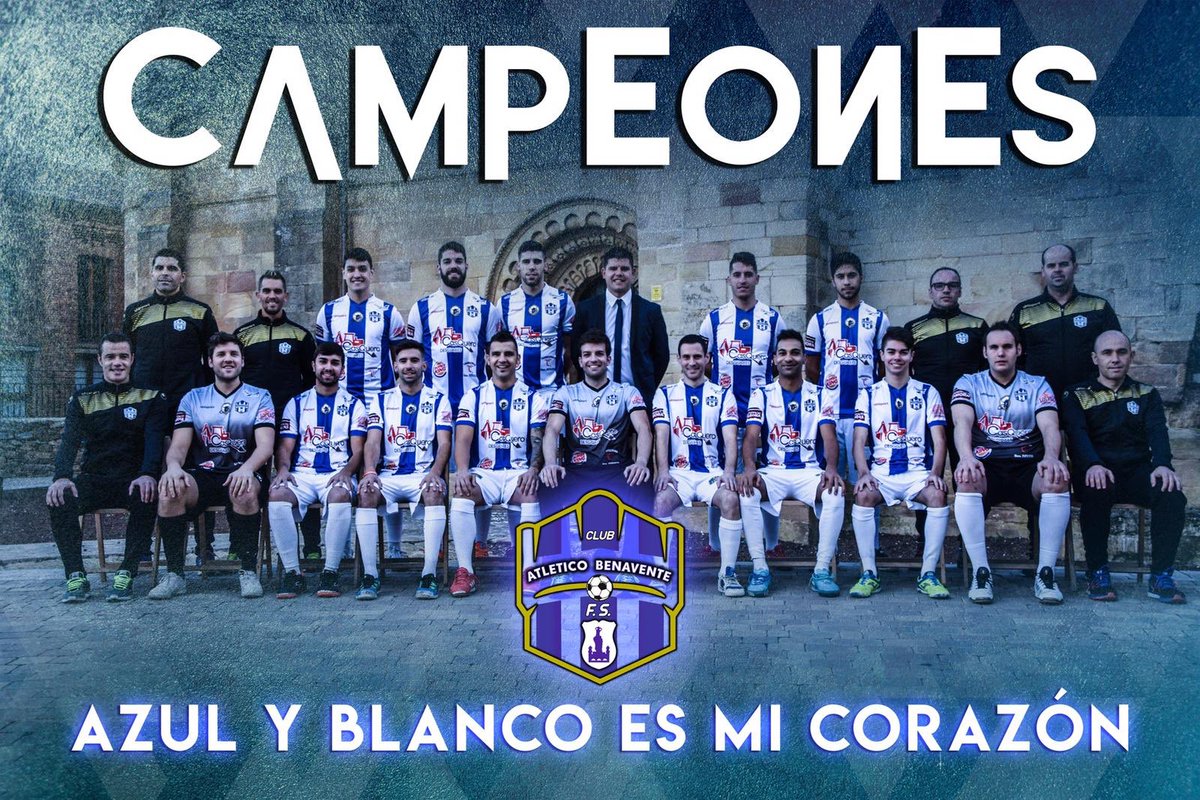 AtlBenavente's tweet photo. Campeones, gracias a todos a todos los que habeis echo esto posible. https://t.co/zlqoP41nhb