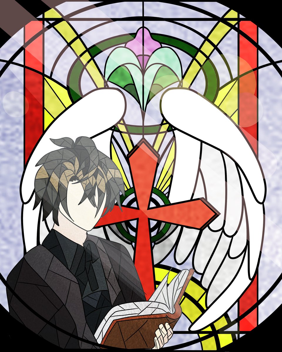 HyacinthusDraws's tweet photo. Spent all day working on Fanart for the project @AnthemImmortal Church dad is best dad!
I've also not posted much lately, i'll get back into a routine soon, i promise >^<
#fangan #fanganronpa #artistsontwitter #fanart https://t.co/P1HEPVWyGL