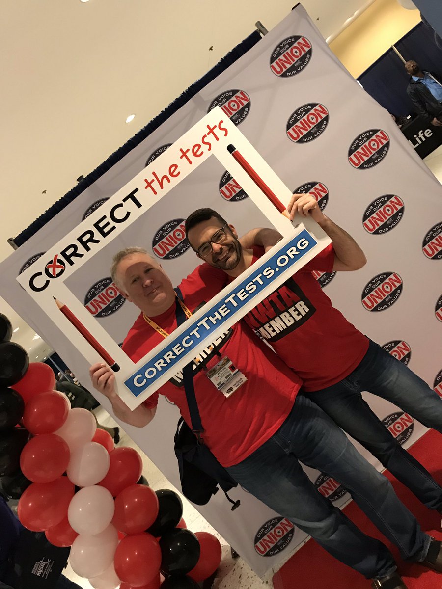 Nazzarella1's tweet photo. @nysutEVP the @NWTA_Union says #CorrectTheTests https://t.co/h3f6Lw4pxL