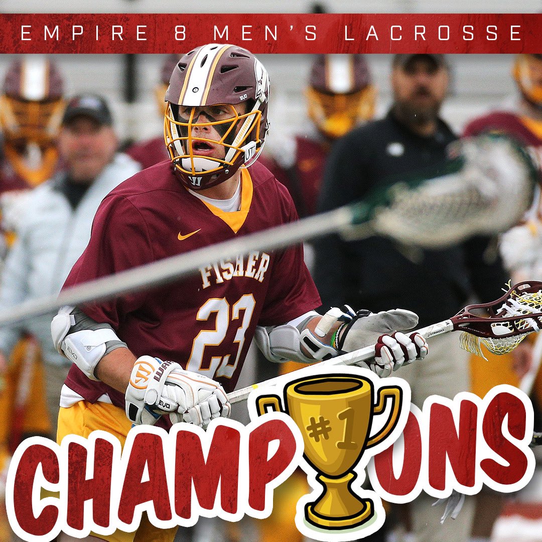 FisherAthletics's tweet photo. #E8MLAX CHAMPIONS❗️🏆

The Cardinals win their FIRST EVER @Empire8 Championship with a 13-6 win over No. 10 Stevens!!!🥇🥍

#LetsGoFisher / @SJFC_MLax https://t.co/dlKewgkEtV