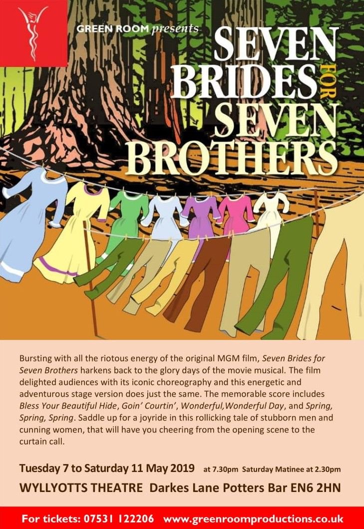 GreenRoom52's tweet photo. Next week!

Tickets: https://t.co/QEpZlrGuG8

#sevenbridesforsevenbrothers #7B47B #musical #theatre #musicaltheatre #stage #dance #music #oregon #show #herts #london #acting #dancing https://t.co/tfzqllWl2M