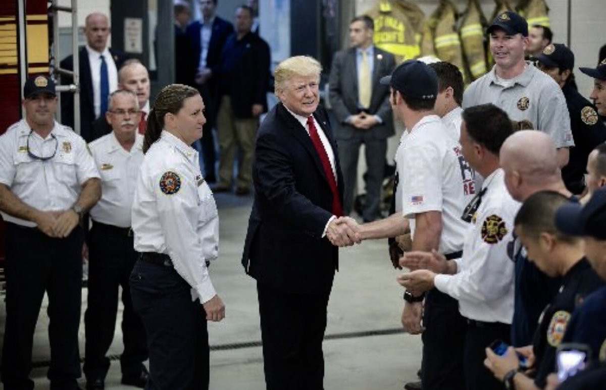 realDonaldTrump's tweet image. Today, May 4th - is International Firefighters Day! We remember all of those who put their lives on the line to save others, and are grateful to those who continue to do so 24/7/365. We love our great firefighters, thank you! #ThankAFirefighter