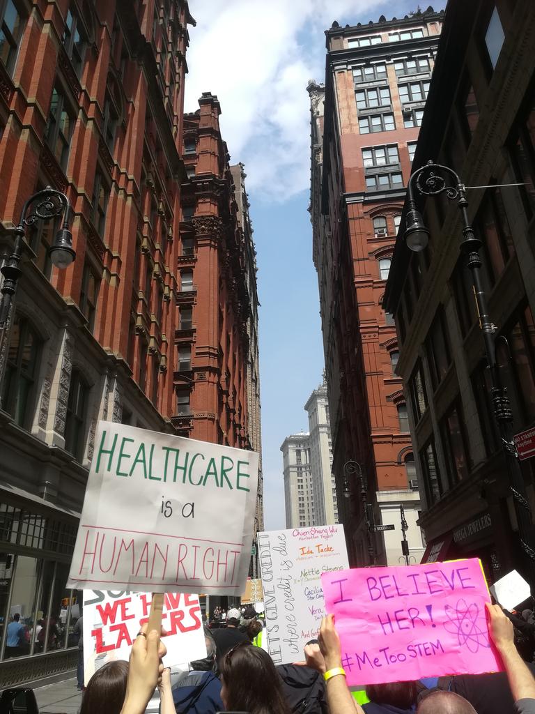 #MarchForScience #MarchForScienceNYC #MeTooSTEM