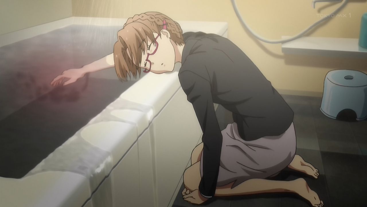 Twitter 上的 Aranime この世の果てで恋を唄う少女 4話 穢された白い肌 有馬亜由美の周囲に不穏な空気が たくやも柔くその異変を感じ取る 豊富には気をつけろ 美しく優しい亜由美さんの負う苦労 ジオテク社内の混乱と責任が乗る 身悶える性的な