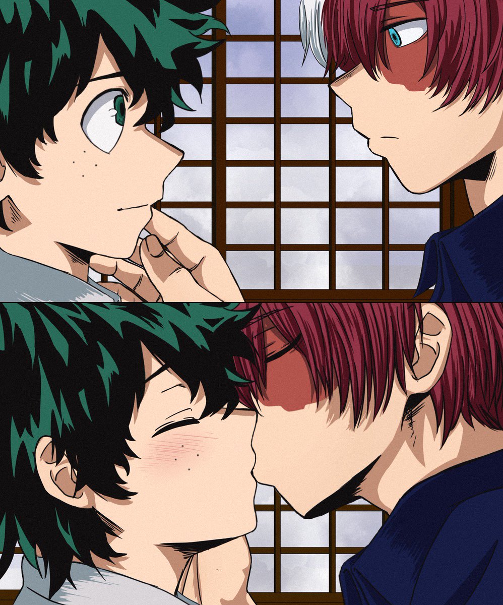 Sakiikari's tweet image. Primer intento de dibujo Tododeku siguiendo el estilo del anime. Espero hacerlo mejor la próxima vez. (?)

#tododeku #BestoOTP #Helpmeh