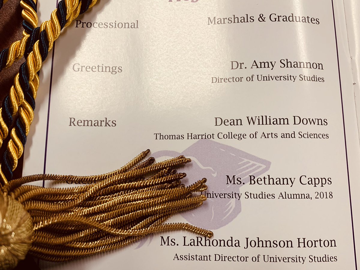 billdowns2013's tweet photo. And so I close my last graduation speech at ECU, “Have a good life.  Be loyal and bold, purple and gold.  Be proud ECU alumni.  Thank you for your perseverance...thank you for your ambition.  Go forth and Go Pirates!” https://t.co/veesHr07js