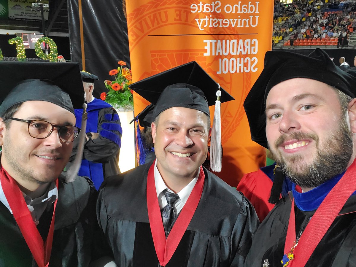 Congratulations to my first two doctoral students, Kurt Fertig and William Toombs! You've earned this! #ISUgrads #PSANational