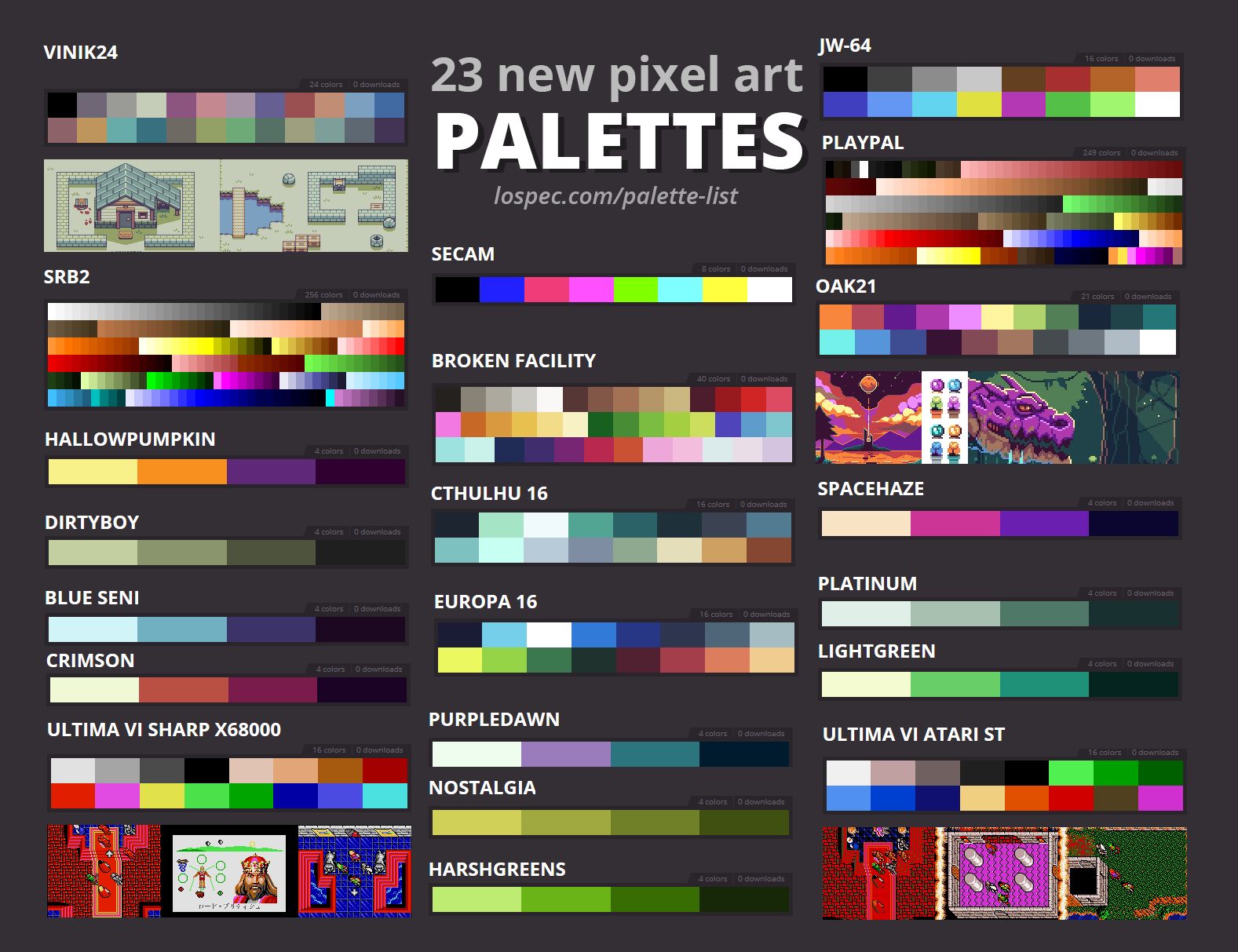 Палитра Pixel