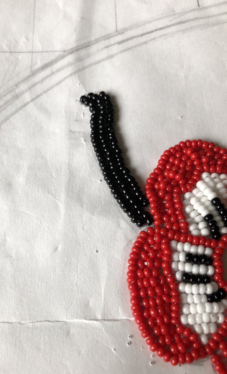 sandypinay's tweet image. Starting legging #2 today. #gettingmybeadon #myGrandmaCrowe #Piapot