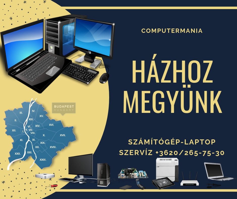 Laptop szervíz 13 kerület