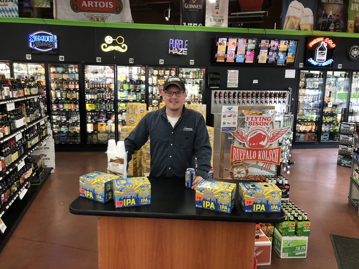 Stop what you’re doing and come to <a href="/ConsumersBeer/">Consumer’s Beverages</a> on Transit rd and see me for the latest release from <a href="/flyingbison/">Flying Bison</a>  I’m here until 4pm so make it quick.