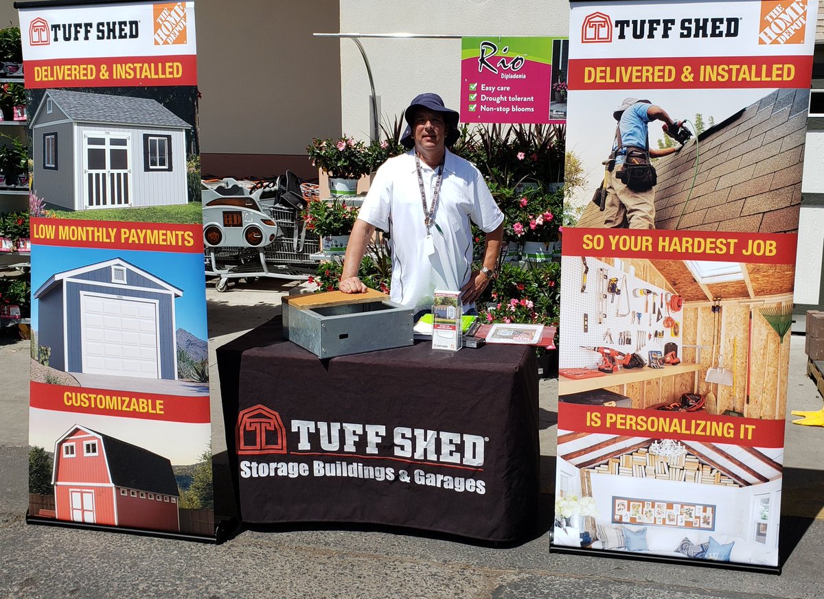 486Sasm's tweet image. Great to have Service Providers teaching associates and educating customers. #HD0486ElCon.  Thank you @tuffshed @D60HDExteriors @DeMarcoDesigner @RitewayACAZ. 
@Danielleederks @NeriWilliams @depotfan1 @Alana95540851 @SusanT42880527 and Riley. #D60StrongAndProud #leadsinsaleswin