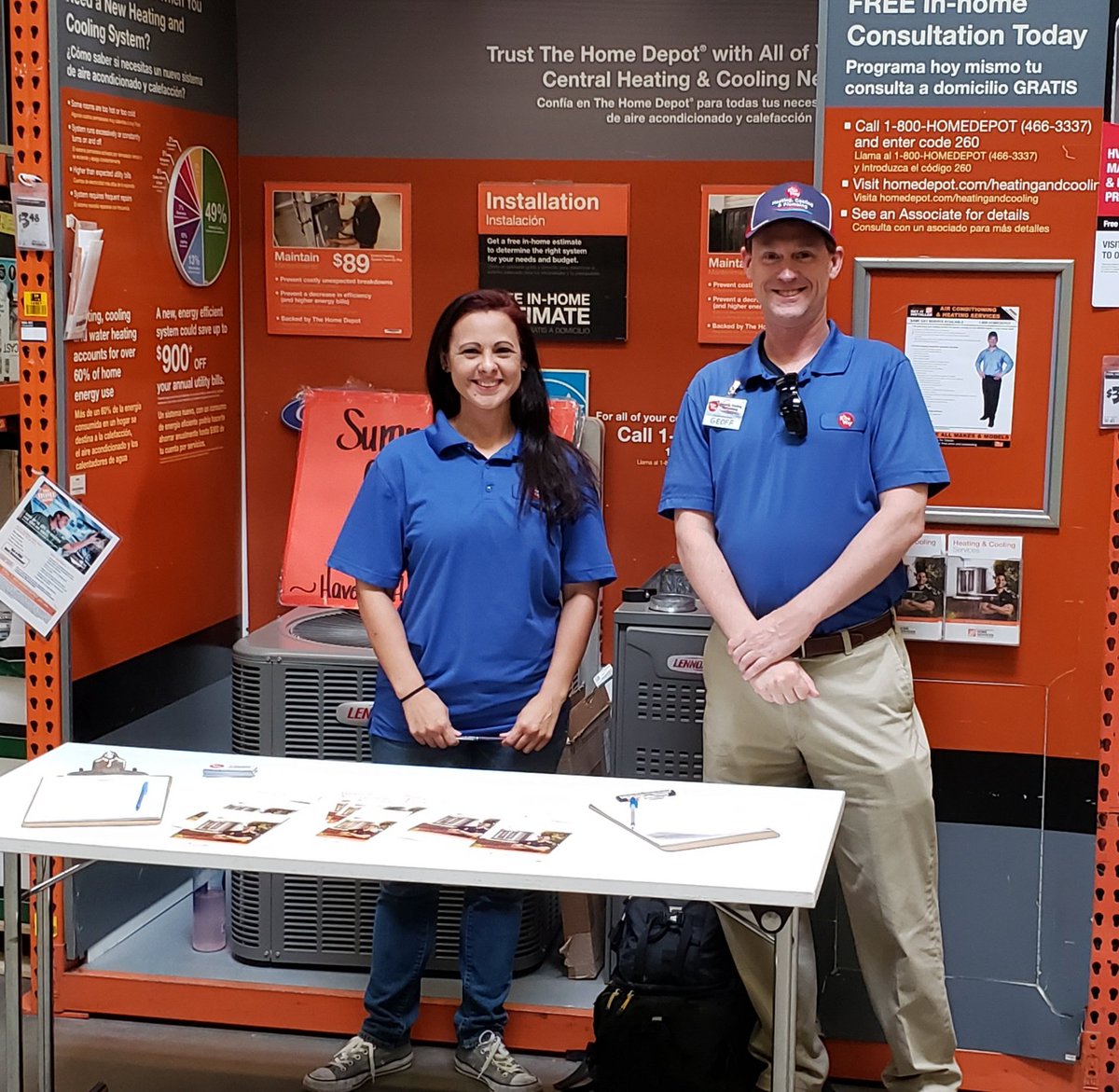 Great to have Service Providers teaching associates and educating customers. #HD0486ElCon.  Thank you <a href="/tuffshed/">Tuff Shed</a> @D60HDExteriors <a href="/DeMarcoDesigner/">Crystal DeMarco</a> @RitewayACAZ. 
<a href="/Danielleederks/">Danielle Derks</a> <a href="/NeriWilliams/">Neri Williams</a> @depotfan1 <a href="/Alana95540851/">Alana</a> <a href="/SusanT42880527/">Susan T</a> and Riley. #D60StrongAndProud #leadsinsaleswin