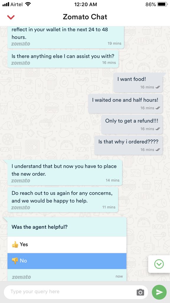 Manpreetsin's tweet photo. @zomatocare @Zomato @ZomatoIN https://t.co/4jsgnXjE5P