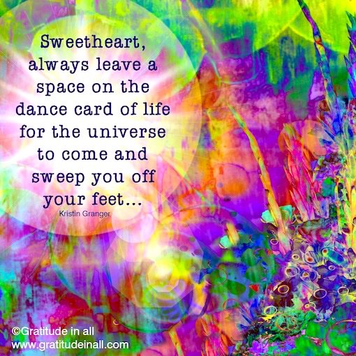 KariJoys's tweet image. Let the #Universe sweep you off your feet!

#JoyTrain #Joy #Love #Blessed #Quote #MentalHealth #Mindfulness #Mindset #Blessed #SundayVibes #SundayMorning #SundayMotivation #ThinkBIGSundayWithMarsha RT @Lisandre_Moreau