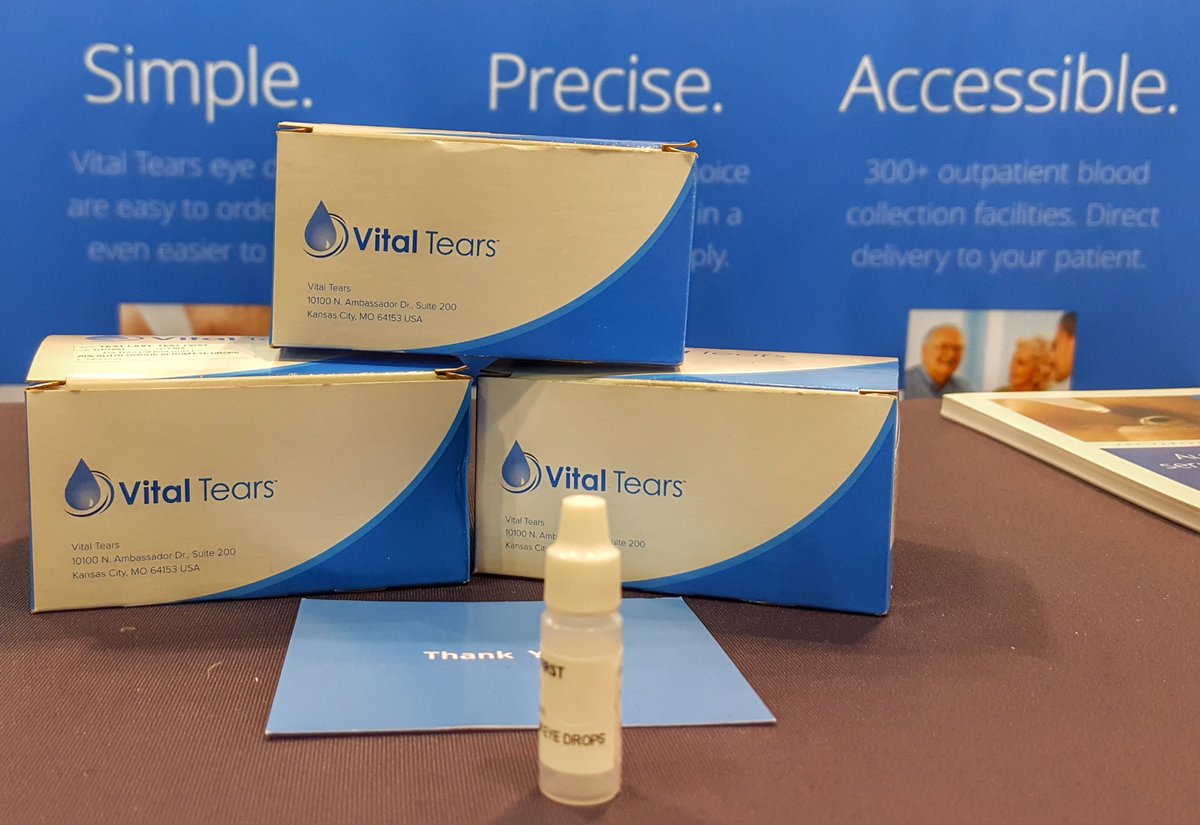vitaltearsorg's tweet photo. Vital Tears is Serum Tears made EASY!  See us at booth #952. Kudos @ASCRStweets for another outstanding conference! #ascrs2019 
#Research #EyeHealth #DryEye #Ophthalmology #SanDiego #California #vitaltears https://t.co/mf2v8bpFwn