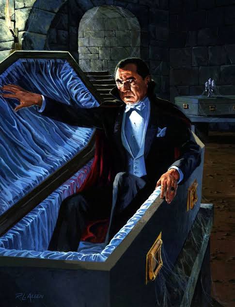 I’ve no friend
no comfort
but the silk
the timber of the coffin
where I sleep

no companions do I keep
beyond spiders
bats
and wolves
tenants of night’s grim estate

wrapt in shadow
dark with silence
you won’t know who or what I am
until it’s far too late

Neil G

Art: R L Allen