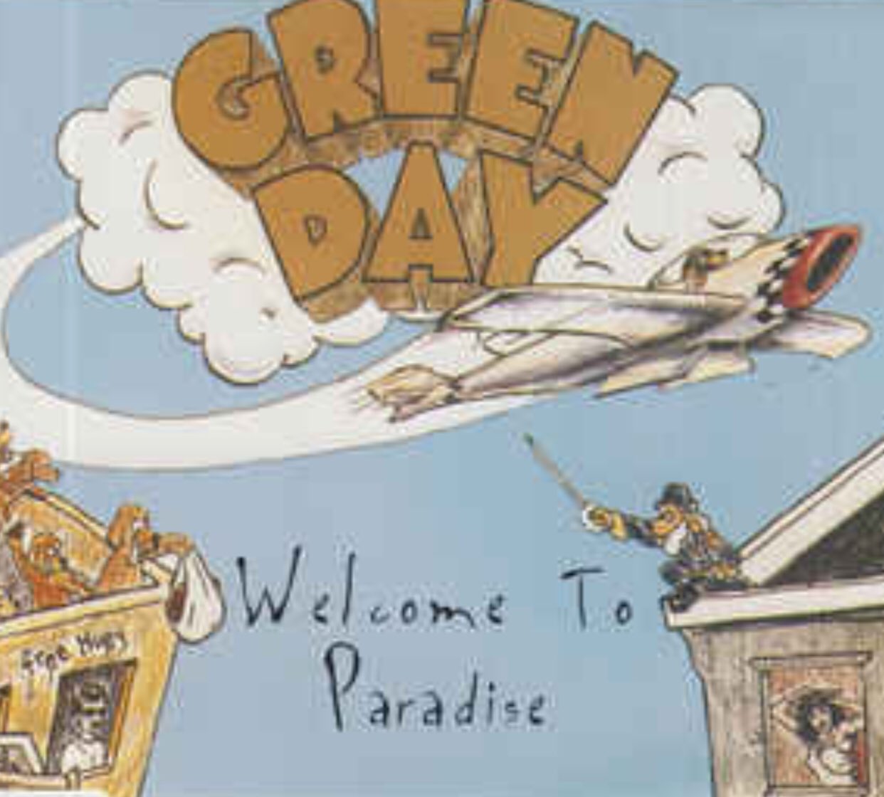 Happy Birthday to my old friend Green Day s Mike Dirnt! Here is the cover of the single for Welcome To Paradise 