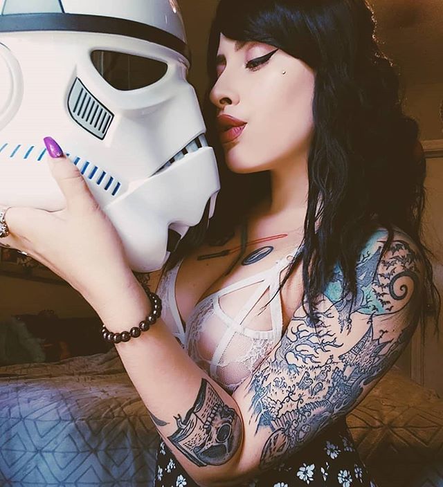 filthysiths's tweet photo. @sithjade66 reminds us to kiss a trooper on #maythefourth
..
..
.
#starwars #starwarsgirls #inked #inkedgirl #nerdgirl #nerdygirls #sithjade #stormtrooper https://t.co/htu7Vwb82b https://t.co/R8mYIvs35s