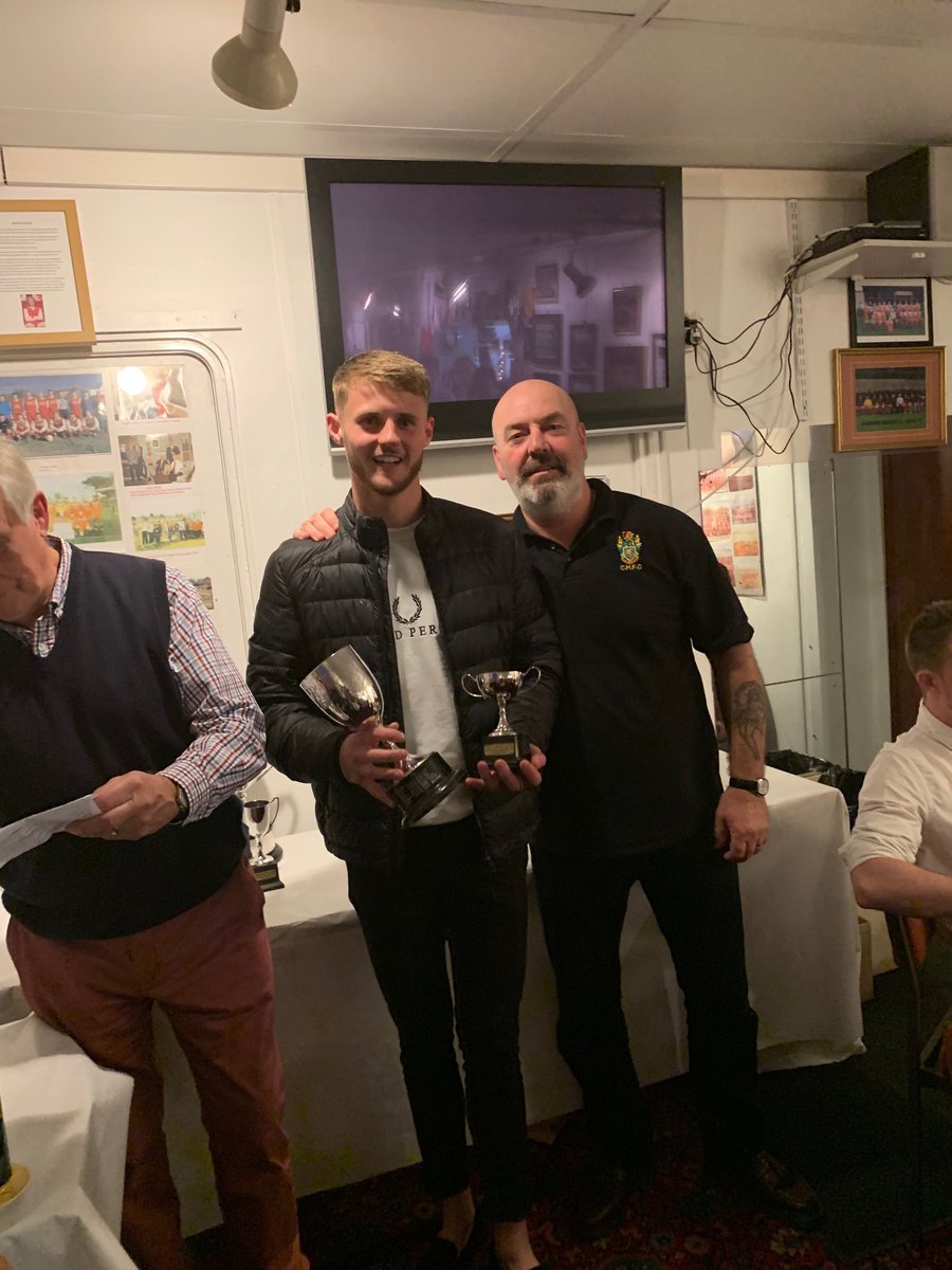 ball0371's tweet photo. Couldn’t be prouder than I am right now ⁦@calball3⁩ just won players player, supporters player and committees player of the year in his first season ⁦@CadburyHeathFC⁩  in the ⁦@TSWesternLeague⁩ https://t.co/mL0Vk6lTSr