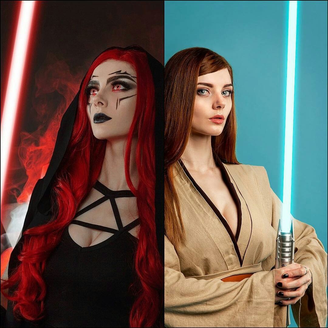 (Instagram)Cosplay: Sith/Jedi - #StarWars #Jedi #Sith #StarWars #TheForce #...