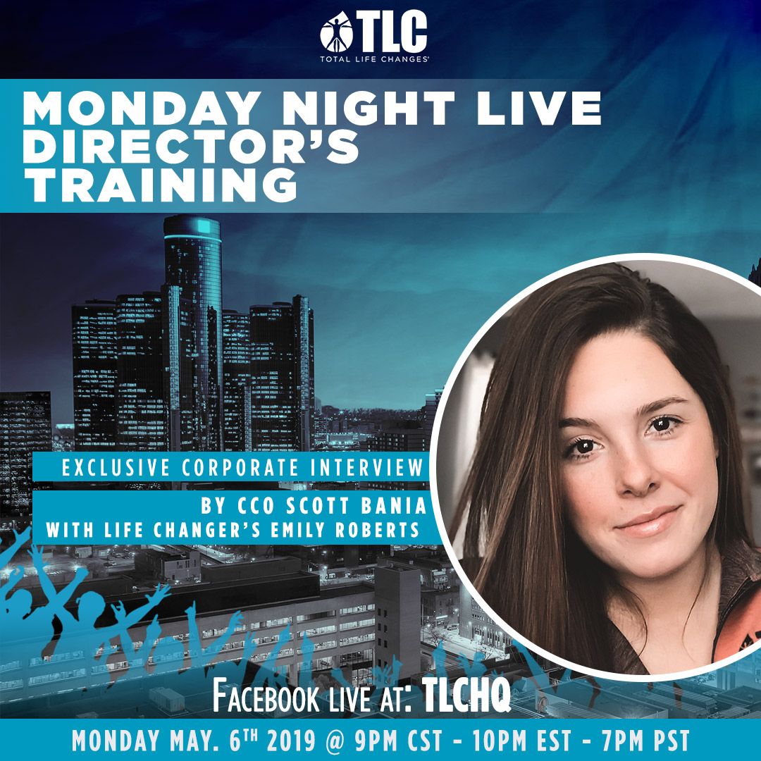 TLCHQ's tweet photo. Special guest, Emily Roberts!
Join us this Monday Night for an exclusive interview!
#tlchq #directorsnight #mondaynightcall #itsalifestyle https://t.co/AdjLcx2iLh