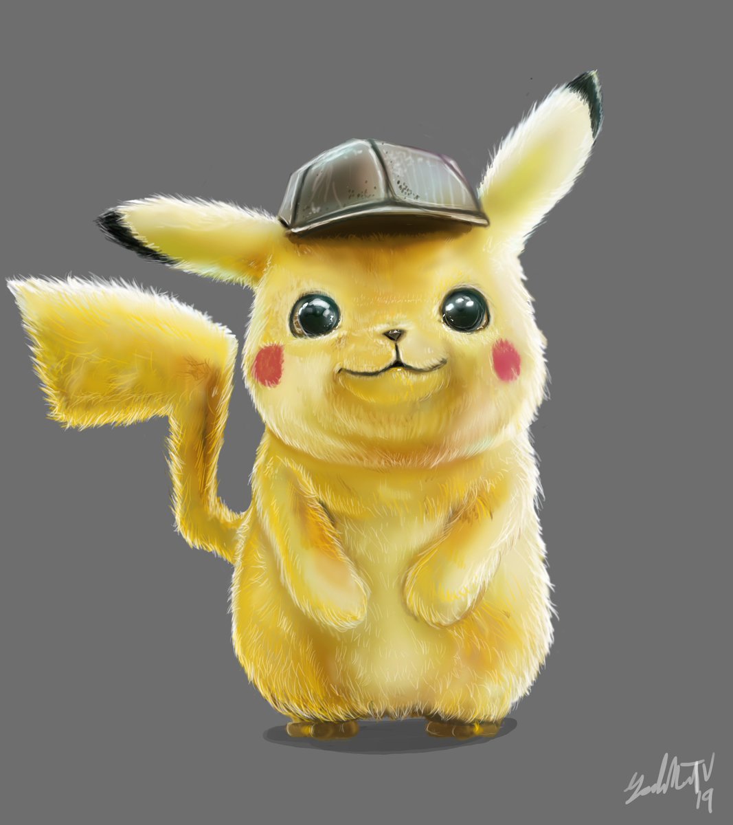 Hiya, Monstaz! New art is up! This is a digital drawing of Pikachu I just finished up on. Inspired from a scene from the upcoming #PikachuDetective movie trailer I seen. Fun one to work. Hope ya likes! 😊