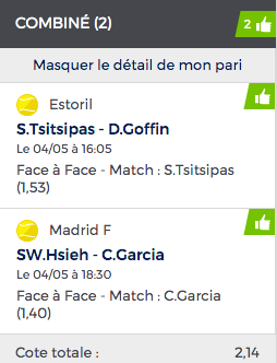 ASPWPRONOS's tweet photo. 100% sur le tennis aujourd'hui:
✅Cuevas 1,56
✅Garcia 1,40
✅Tsitsipas 1,53

❤️ si tu veux les pronos de demain en privé

#ParionsSport #TeamParieur https://t.co/MHdGWwPSMp