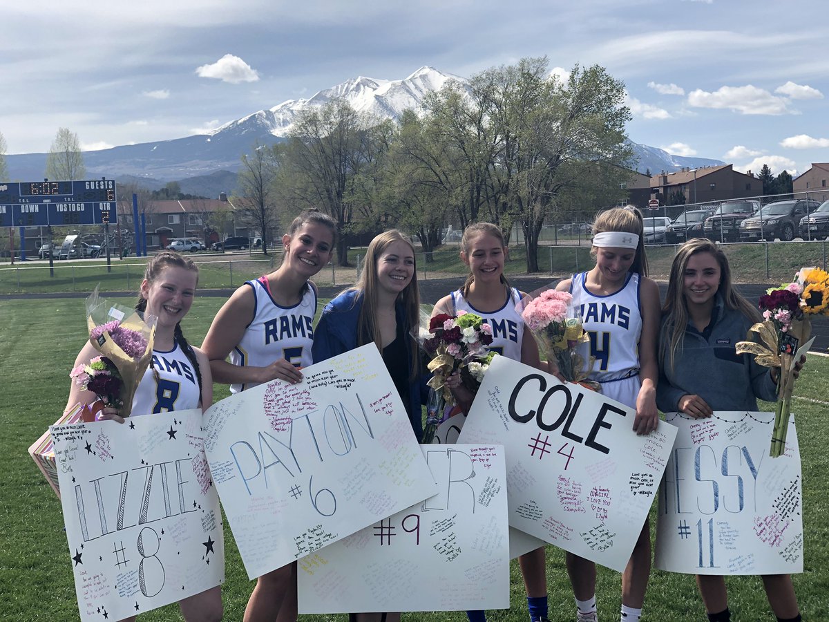 RoaringForkHS's tweet photo. Girls lacrosse had their Senior “Night” this morning. Great season, as it was their first official varsity season and they are going to the playoffs! #RAMstrong @CHSAANow @CHSAA https://t.co/Ad3vtRuu5t