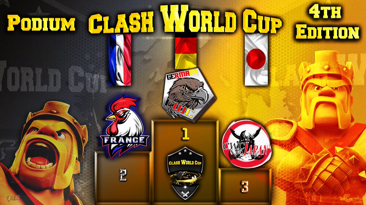 CONGRATULATIONS FOR <a href="/CwcGermany/">CWC Germany</a> WORLD CHAMPION !!!
CONGRATULATIONS TO @CWCFR for her 2nd place and <a href="/cwc__Japan/">cwc_Japan</a> for her 3rd place 💪💪💪