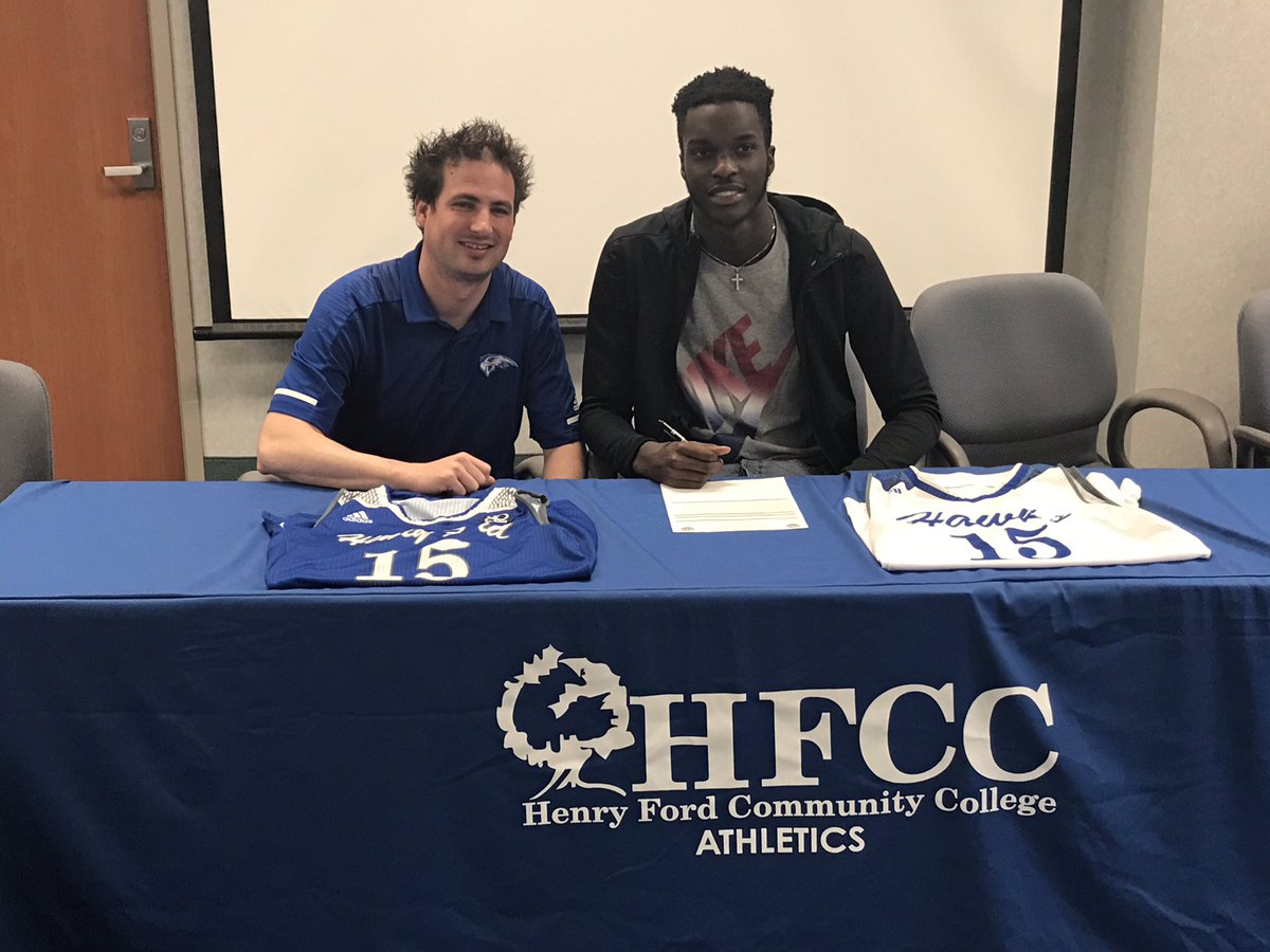 I really want to thank everyone who helped me get to this point, I also want to thank all the coaches that recruited me... but I know where i’m going.. I’m excited to be a Henry Ford Hawk!! 🦅💙 #TGBTG #Gohawks