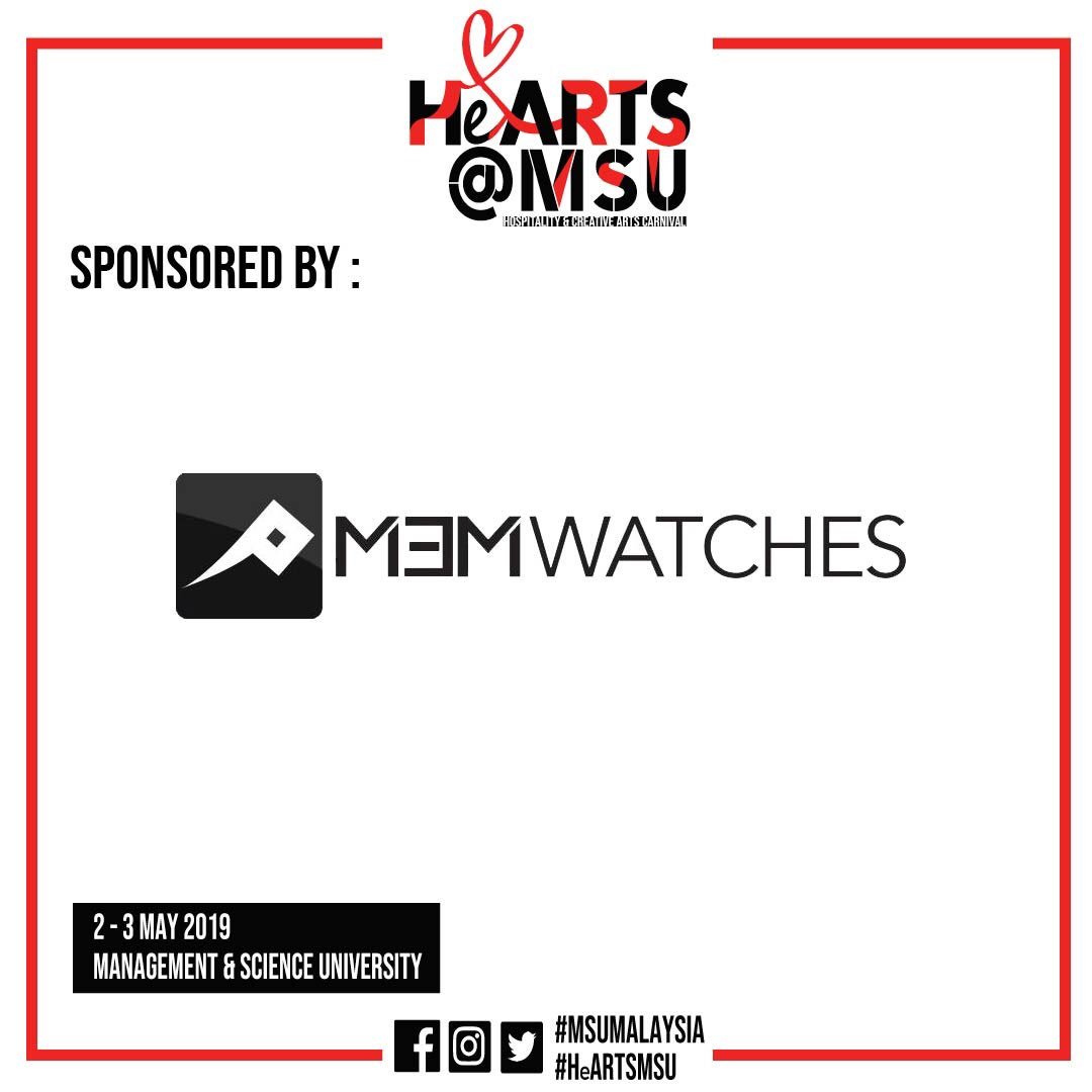 HeARTSMSU's tweet photo. Thank you sponsor for our HeARTS@MSU 2019 Event ‼️😍✨❤️
.
#HeARTSMSU
#msumalaysia
#msualumni
#msucollege
#vendors 
#sponsor https://t.co/KCRJ1BLWr2