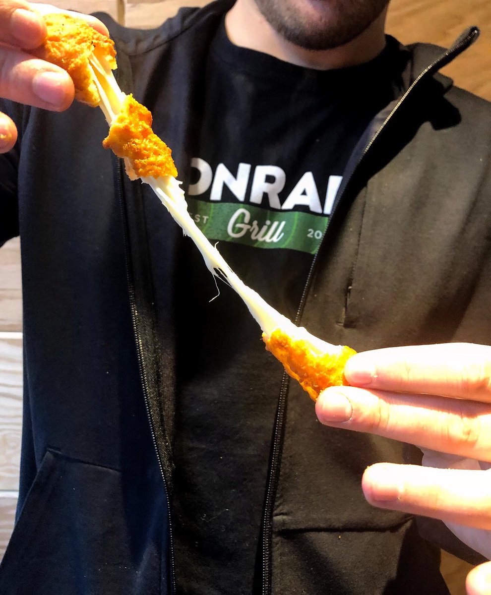 May the FOURTH (mozz stick) be with you 😜 #ConradsGrill #ConradsGrillChicago #MayTheFourthBeWithYou