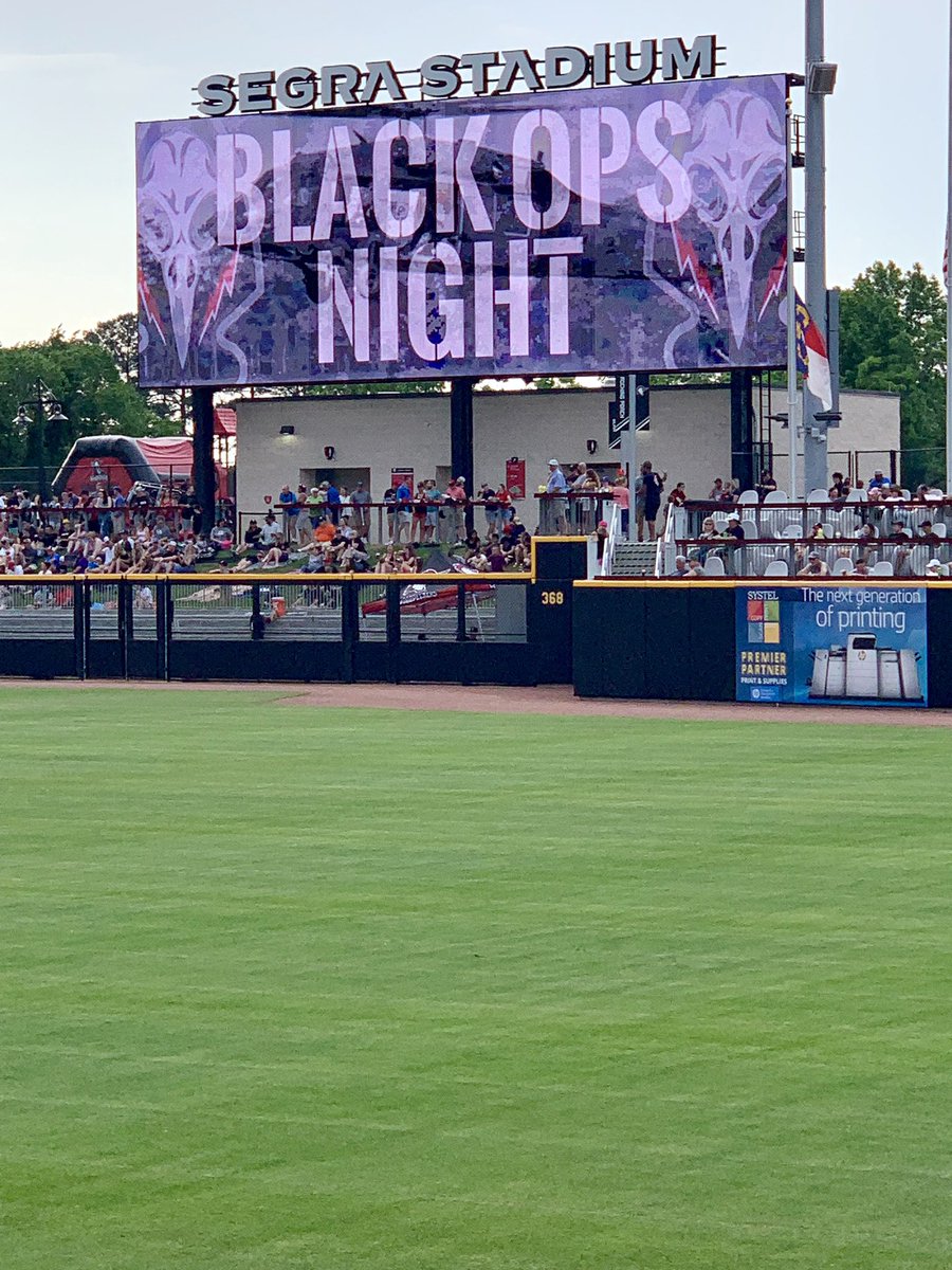 SystelCopiers's tweet photo. Forgive us, but we just can’t get enough of our new outfield sign on display at @SegraStadium - home to Fayetteville’s new baseball team the @WoodpeckersNC! Be sure to be on the look out for it the next time you attend a game. #GoWoodpeckers #TakeFlight https://t.co/Awxrd7hMEe