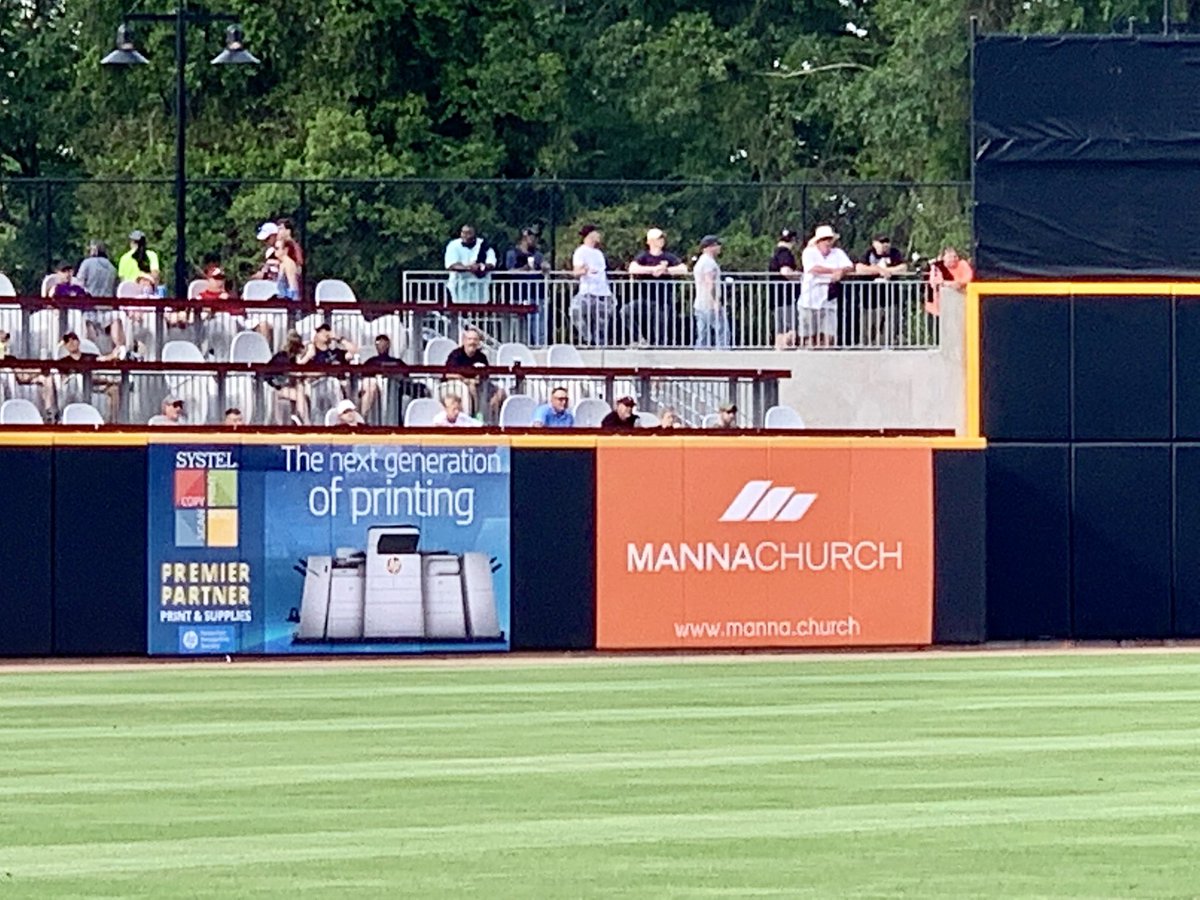 Forgive us, but we just can’t get enough of our new outfield sign on display at <a href="/SegraStadium/">Segra Stadium</a> - home to Fayetteville’s new baseball team the <a href="/WoodpeckersNC/">Fayetteville Woodpeckers</a>! Be sure to be on the look out for it the next time you attend a game. #GoWoodpeckers #TakeFlight