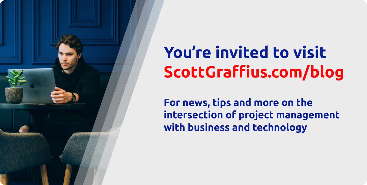 ScottGraffius's tweet photo. You’re invited to visit https://t.co/exVUC8XyG8 for news, tips and more on the intersection of project management with technology and business
Project Management Blog | #projectmanagementblog #projectmanagement #informationtechnology #agile #biz #business #startup #tech #blog . https://t.co/WK7Eu0dJKI