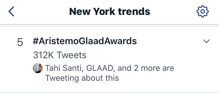 AristemoFans's tweet image. Somos tendencia en NY 😱😱❤️ #AristemoGlaadAwards