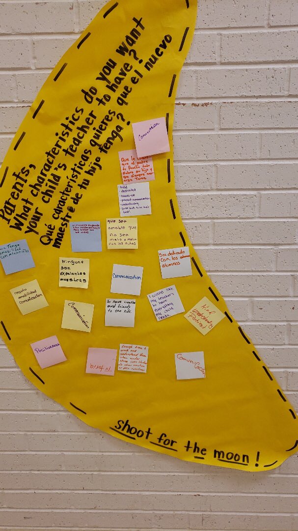 JulianneDenton's tweet photo. So encouraged to see all stakeholders involved in critical conversation at Rockwood Elementary today! Creating a shared vision is key. Excited for the future of @OKCPS! #RisingRockets #PowerOfPartnership #ParentsAsPartners #OklaEd https://t.co/NFDDG6KoXf