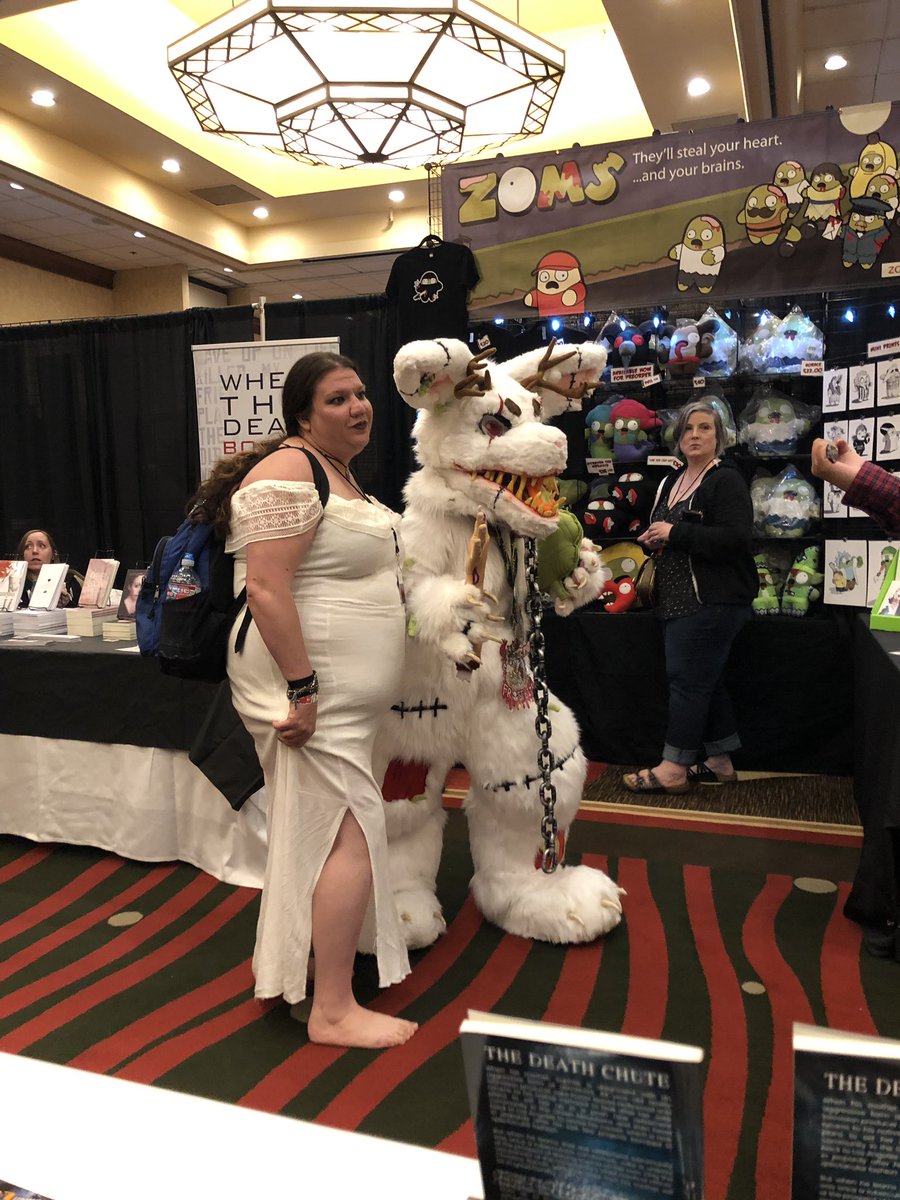 amstolliker's tweet image. I am here at #CrypticonSeattle w / fellow @AureliaLeoCo author @BrentMMcKnight - come talk horror w / us! @crypticon