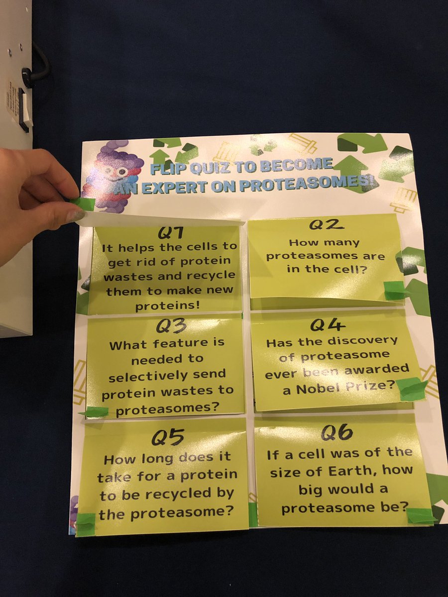 JunkoShimazu3's tweet photo. Science Saturday @rockedu_ ! We explained recycling system inside and outside of our body! โป๏ธ๐๐ฏโจ My dog stole my badge.. #Scisat19 #WomenInSTEM https://t.co/hf4KWns9iH