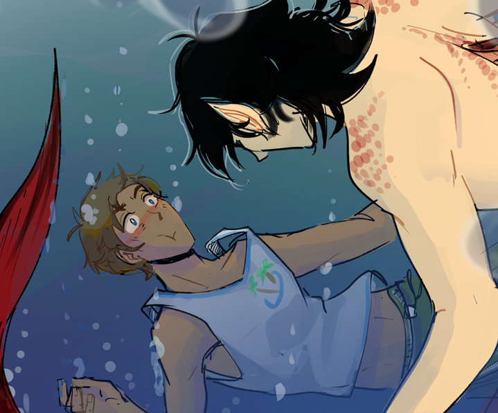 Mermaid AU part 1
In which Lance got saved from drowning by this one merman but no one believes him because "mermaids Lance, really?" and "you passed out, you were probably just seeing things"
#klance #voltron